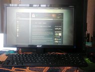 :   Intel i3 2100, radeon 6850,   320 gb    +     acer 19. 5   4+